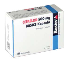 Изображение препарта из Германии: Цефаклор Cefaclor 500MG Basics KAPS/10 Шт