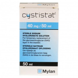 Изображение препарта из Германии: Цистистат Cystistat (Уро-Гиал) 40 mg/50 ml  4 шт