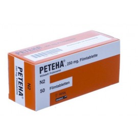 Изображение препарта из Германии: Петеха Peteha 250 mg/100 шт