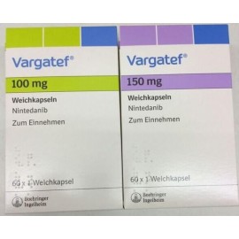 Изображение препарта из Германии: Варгатеф Vargatef (Нинтеданиб) 100 мг/60 капсул
