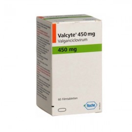 Изображение препарта из Германии: Вальцит Valcyte (Валганцикловир) 450 мг/60 таблеток