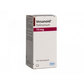 Изображение препарта из Германии: Весаноид Vesanoid (Третиноин) 10 мг/100 капсул