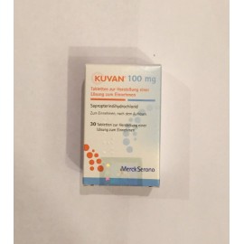 Изображение препарта из Германии: Куван Kuvan 100 мг/30 таблеток