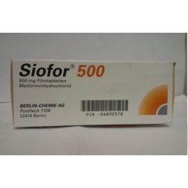Изображение препарта из Германии: Сиофор SIOFOR 500 - 30 Шт