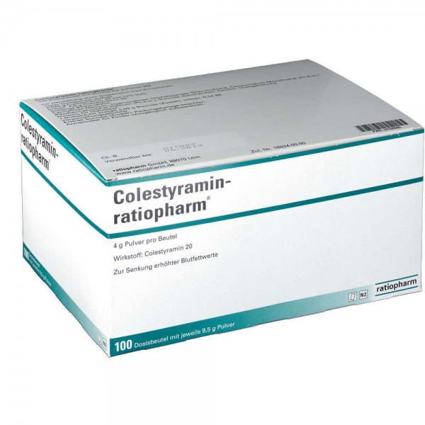 Холестирамин COLESTYRAMIN 4 G / 100Шт