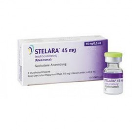 Изображение препарта из Германии: Стелара Stelara 45 мг флакон