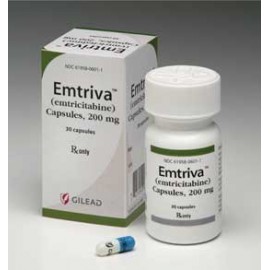 Изображение препарта из Германии: Эмтрива Emtriva (Эмтрицитабин) 200 мг/30 капсул